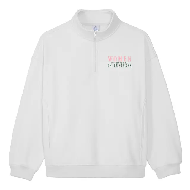 Women in Business Pink and Green Text PR Sweater 2