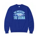 Sigma Sigma Sigma Mountain Goggles Ski Weekend Crewneck 2