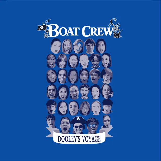 Boat Crew Iconic Faces Dooley's Voyage Shirt