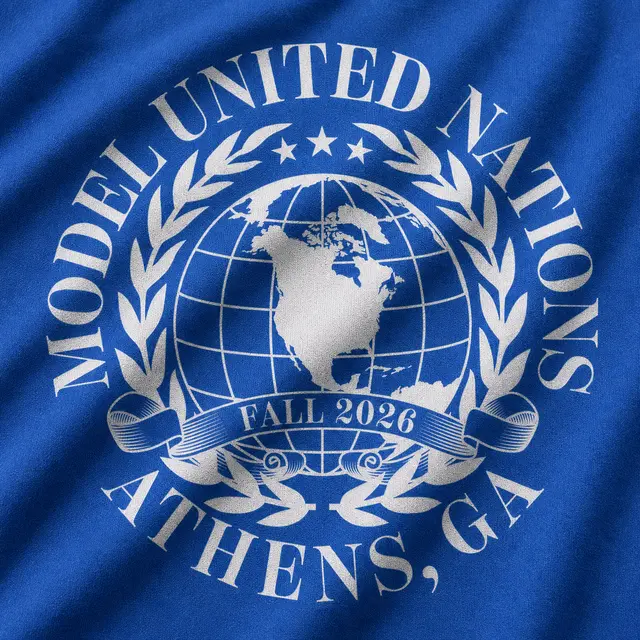 Model United Nations Globe Illustration PR Hoodie