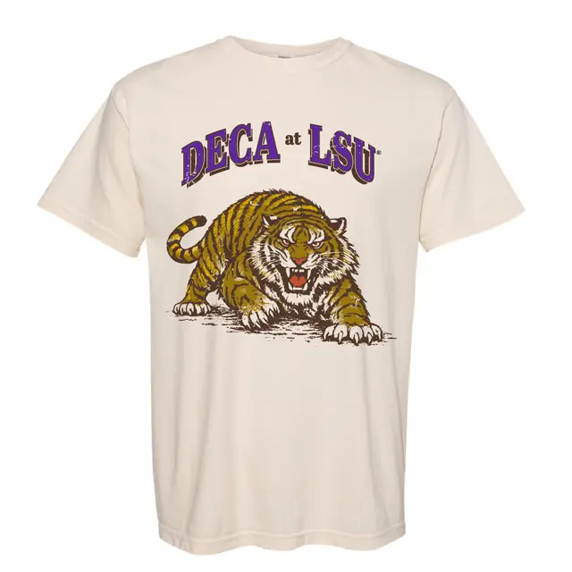 DECA at LSU Fierce Tiger Graphic Shirt 2