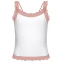 Customizable Fresh Prints Lace Cali Camisole Top fp61 White mto Front