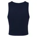 Customizable Bella + Canvas Ladies' Micro Ribbed Racerback Tank 1019 Solid Navy Blend Back