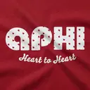 Alpha Phi Heart Illustration Philanthropy Shirt