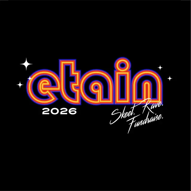 Etain Colorful Retro Text Philanthropy Shirt