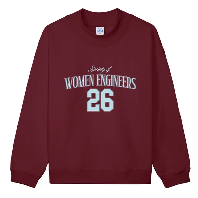 Society of Women Engineers Bold Number PR Sweater 2
