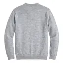 Men's Pilbloc V-Neck Button Cardigan Sweater Grey Heather Back