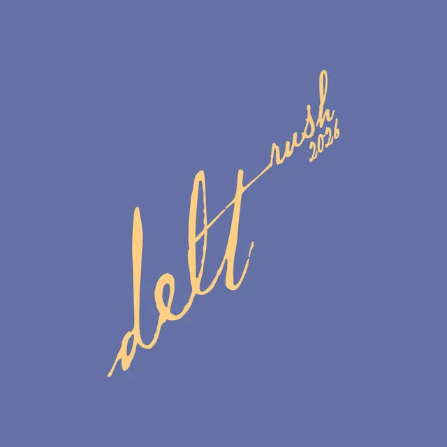 Delta Tau Delta Slanted Script Text Rush Sweater