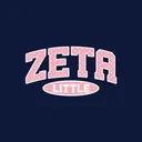 Zeta Tau Alpha Pink Polka Dot and Oval Patch Big Little Reveal Tank