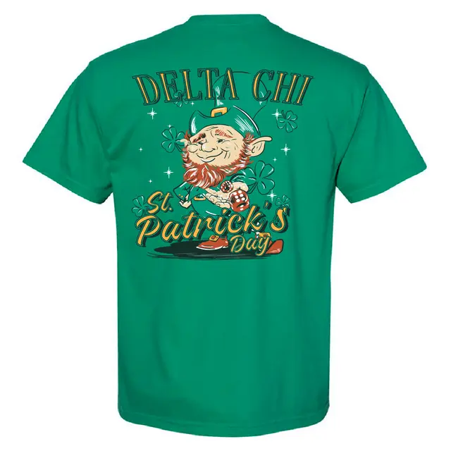 Delta Chi Lucky Leprechaun St. Patrick's Day Shirt 2