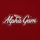 Alpha Gamma Delta Sparkling Script Rush Tank