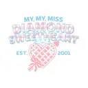 Diamond Sweetheart Heart Woven Design Semi Formal Shirt