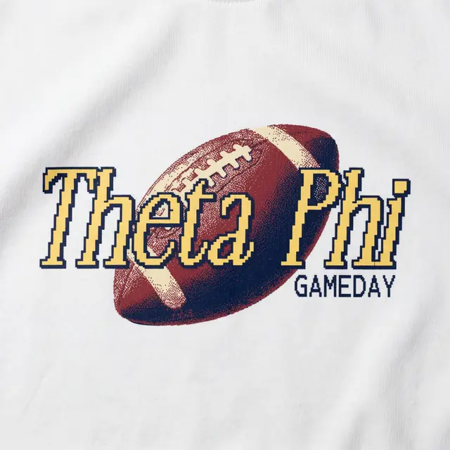 Theta Phi Football Graphic Game Day Shirt