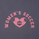 Women's Soccer Team Heart Soccer Graphic PR Shorts