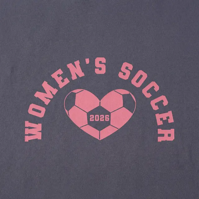 Women's Soccer Team Heart Soccer Graphic PR Shorts