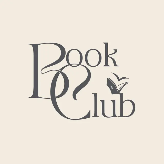 Book Club Elegant Script and Book Graphic PR Crewneck