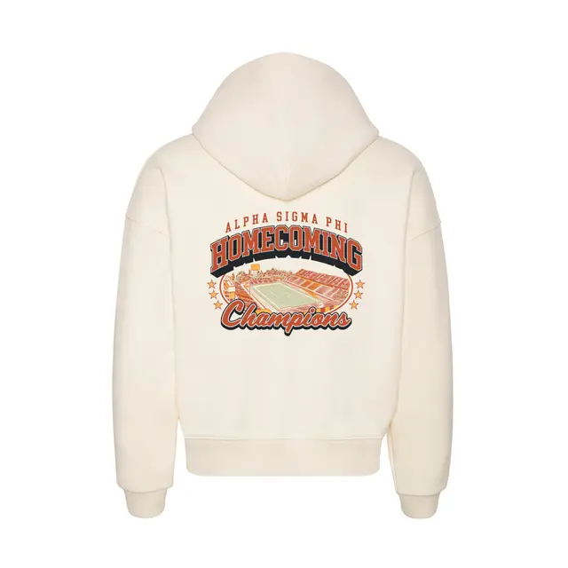 Alpha Sigma Phi Stadium Graphic Homecoming Hoodie 2
