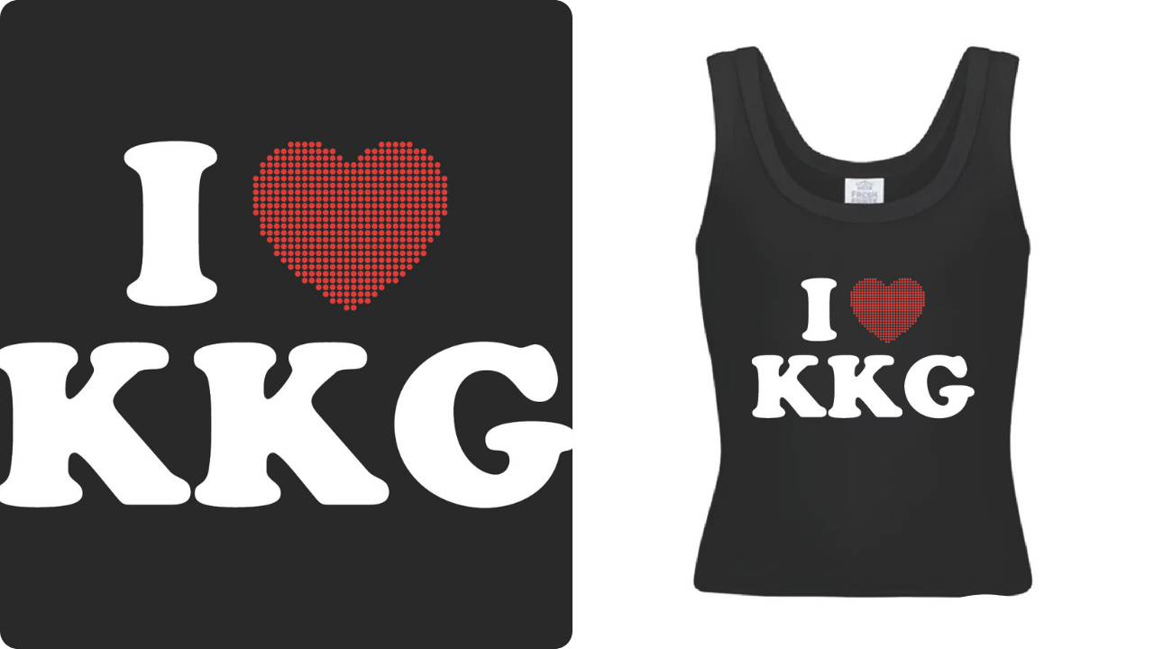 Shiny Dotted Heart Crop Top