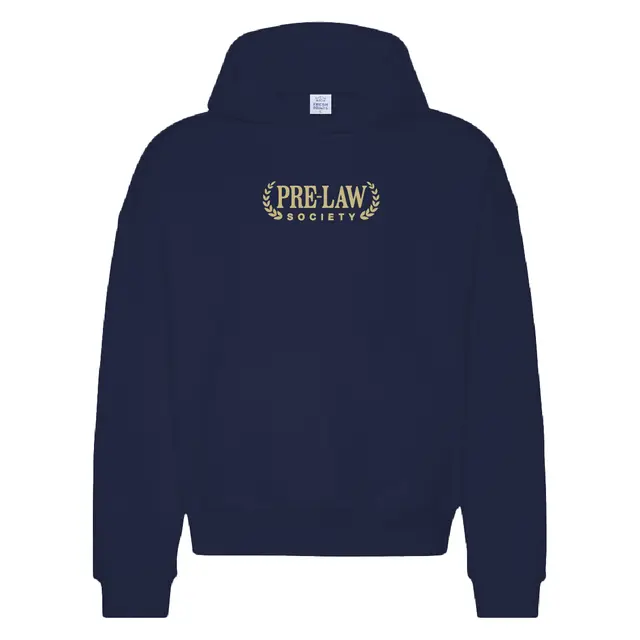 Pre-Law Society Gold Wreath and Texts PR Hoodie 2