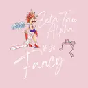 Zeta Tau Alpha Fancy Girl Illustration PR Shirt