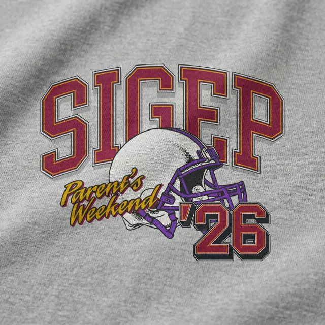 Sigma Phi Epsilon Football Helmet Parent's Weekend Sweater
