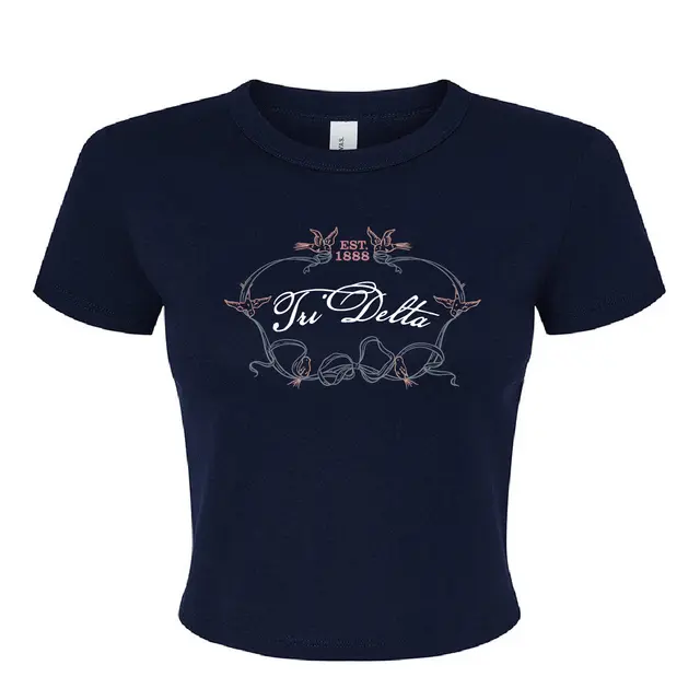 Delta Delta Delta Ribbon Birds PR Shirt 2