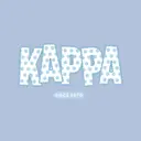Kappa Kappa Gamma Polka Dot Text PR Hoodie