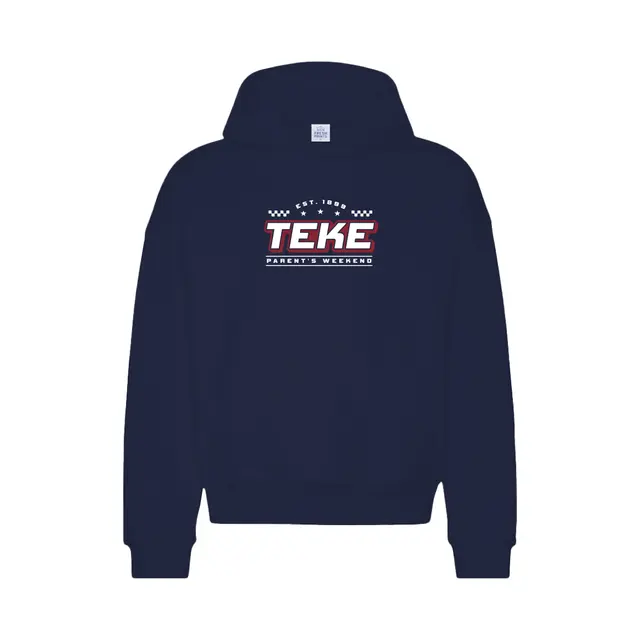 Tau Kappa Epsilon Stacked Text Parents Weekend Hoodie 2