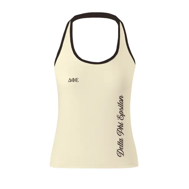 Delta Phi Epsilon Hand Drawn Lettering PR Tank 2