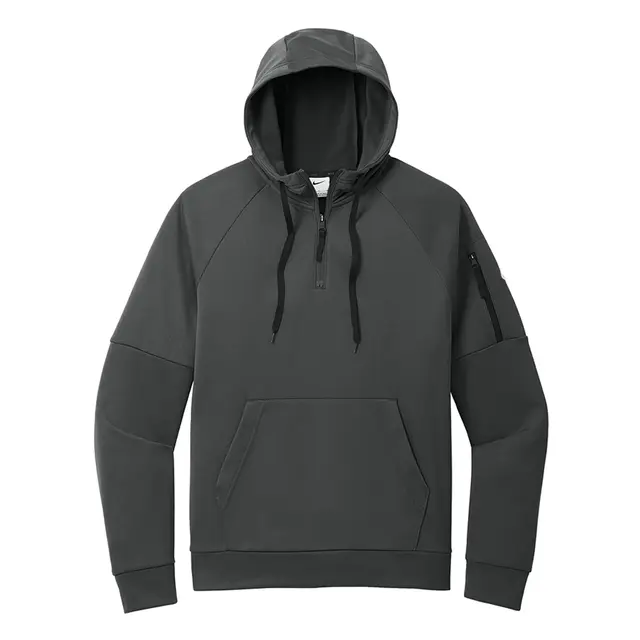 Nike Nike Therma-FIT Pocket 1/4-Zip Fleece Hoodie Anthracite Front