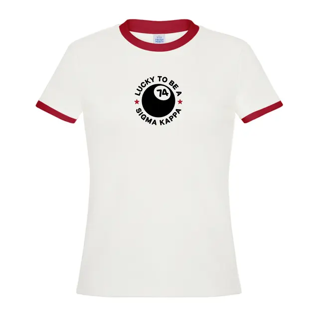 Sigma Kappa Pool Ball Graphic Rush Shirt 2