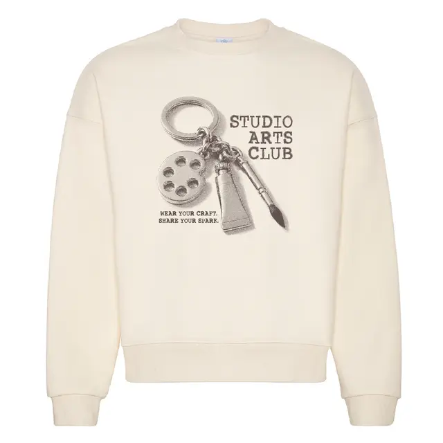 Studio Arts Club Keychain Illustration PR Crewneck 2