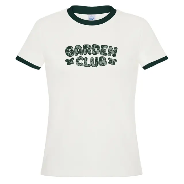 Garden Club Floral Text PR Shirt 2