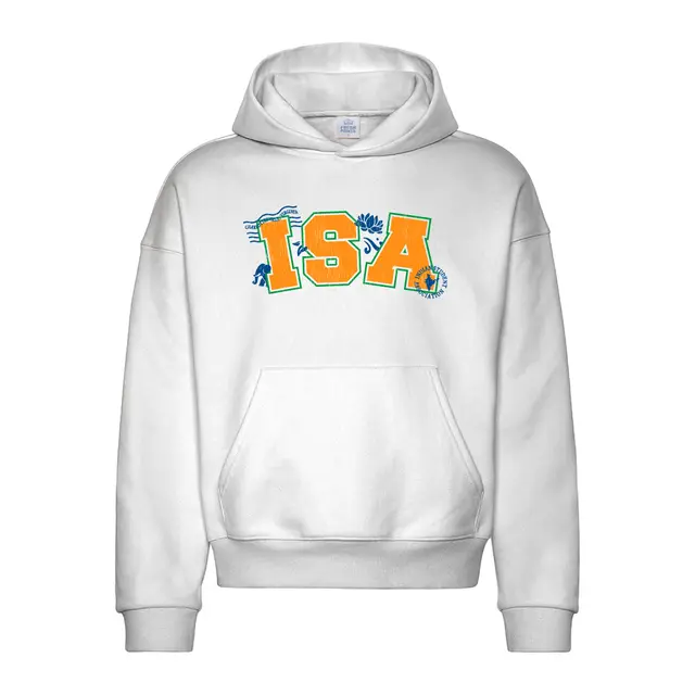 Indian Student Association Bold ISA Block Lettering PR Hoodie 2