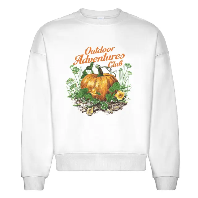 Outdoor Adventures Club Pumpkin Illustration PR Crewneck 2
