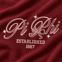 Pi Beta Phi Hand Drawn Lettering PR Tank