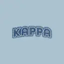 Kappa Kappa Gamma Denim Text PR Hoodie