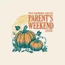 Phi Gamma Delta Pumpkin Illustration Parent's Weekend Hoodie