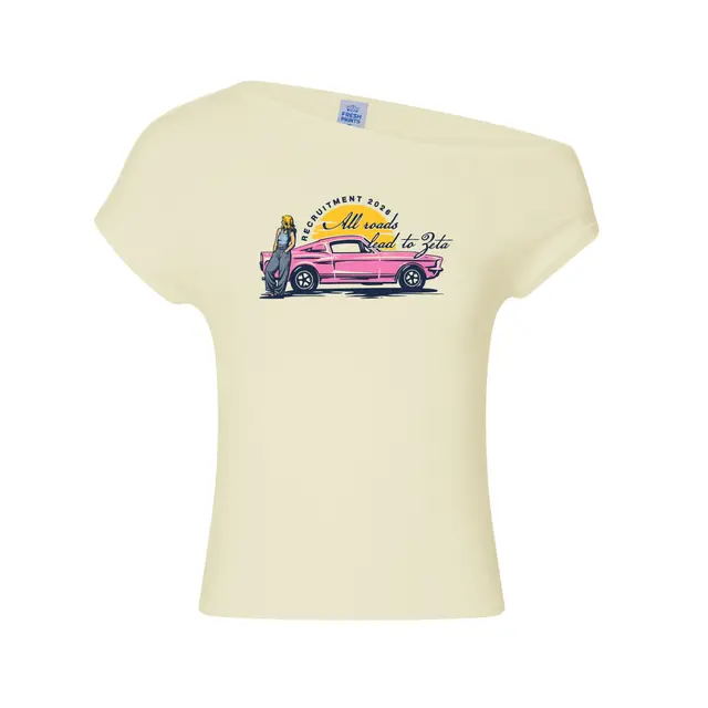 Zeta Tau Alpha Vintage Car Graphic Rush & Bid Product 2