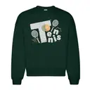 Tennis Club Textured Lettering Tennis Theme Crewneck 2
