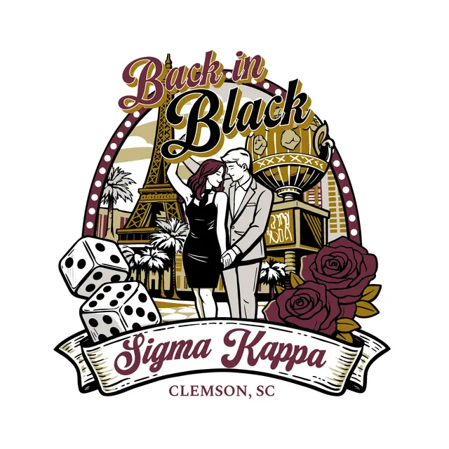 Sigma Kappa Eiffel Tower Date Party Shirt