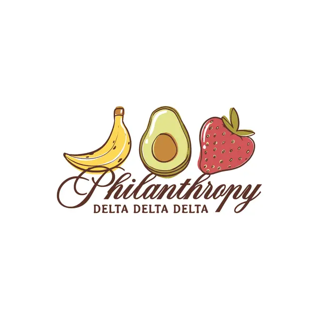 Delta Delta Delta Fun Fruit Philanthropy Tank