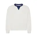 Fresh Prints Retro Crewneck White/Navy Front
