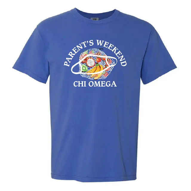 Chi Omega Fruit Basket Parent's Weekend Shirt 2