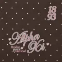 Alpha Xi Delta Polka Dot Pattern Lettering PR Sweater