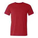 Customizable Bella + Canvas Unisex Made In The USA Jersey Short Sleeve Tee 3001u Red Front