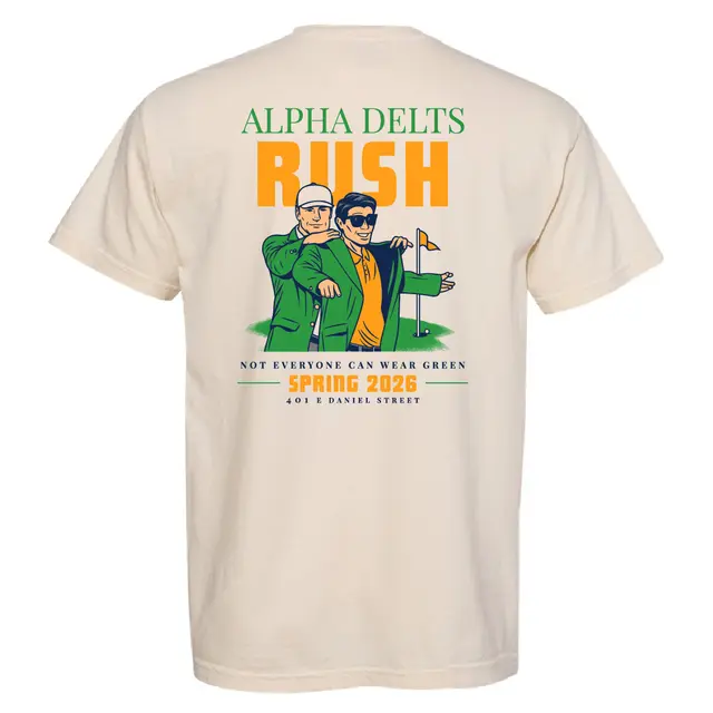Alpha Delta Phi Golf Graphic Rush Shirt 2