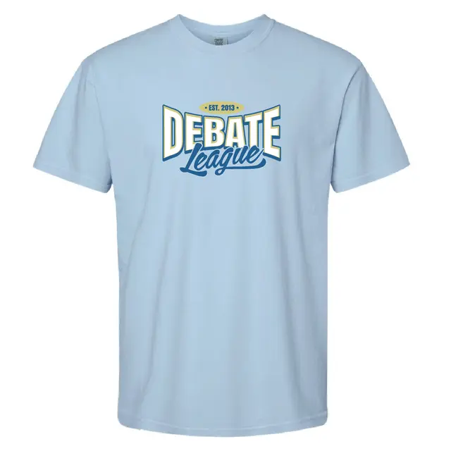 Debate League Bold Block Lettering PR Shirt 2