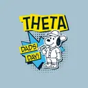 Kappa Alpha Theta Baseball Character Dads Day Crewneck