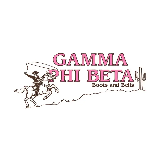 Gamma Phi Beta Cowboy and Cactus PR Hoodie